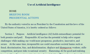 美国：2023年拜登签署《关于安全、可靠和可信的AI行政命令》及全文下载
