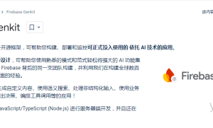 【谷歌套餐】Firebase Genkit：Google 开源框架助力AI应用开发  附项目地址