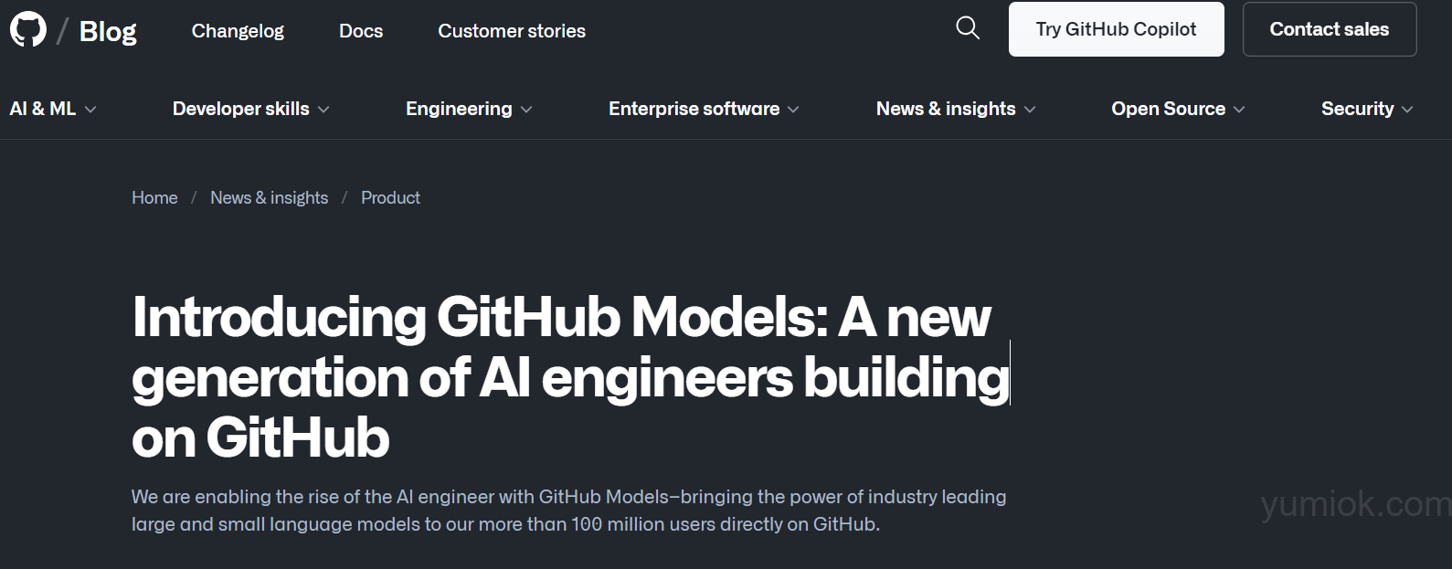 Github Models：革新ai开发，赋能全球开发者