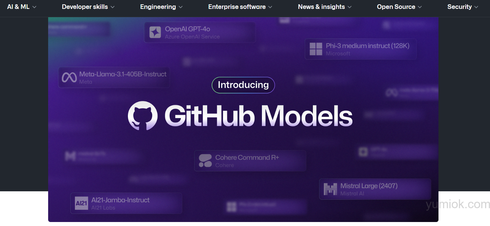 Github Models：革新ai开发，赋能全球开发者