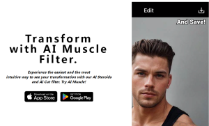 AI塑形神器GigaBody：男性美颜新宠，下载榜首的科技魅力