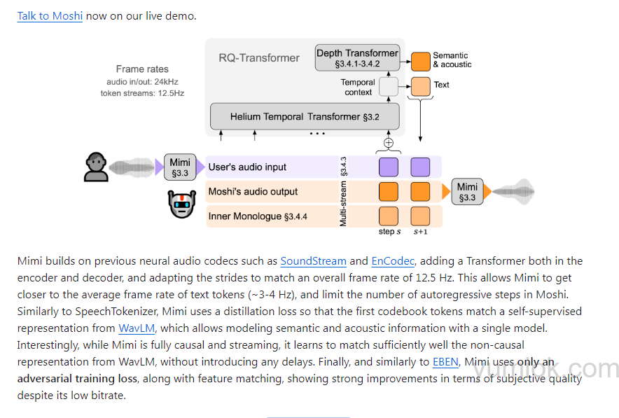 Moshi语音模型开源：挑战gpt 4o，引领ai语音交互新纪元 附项目地址