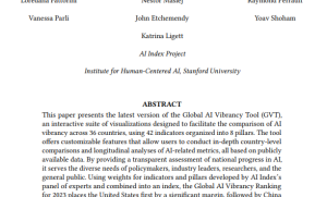 人工智能全球活力工具调查：美国稳居全球第一，中国、英国紧随其后 附全文下载地址