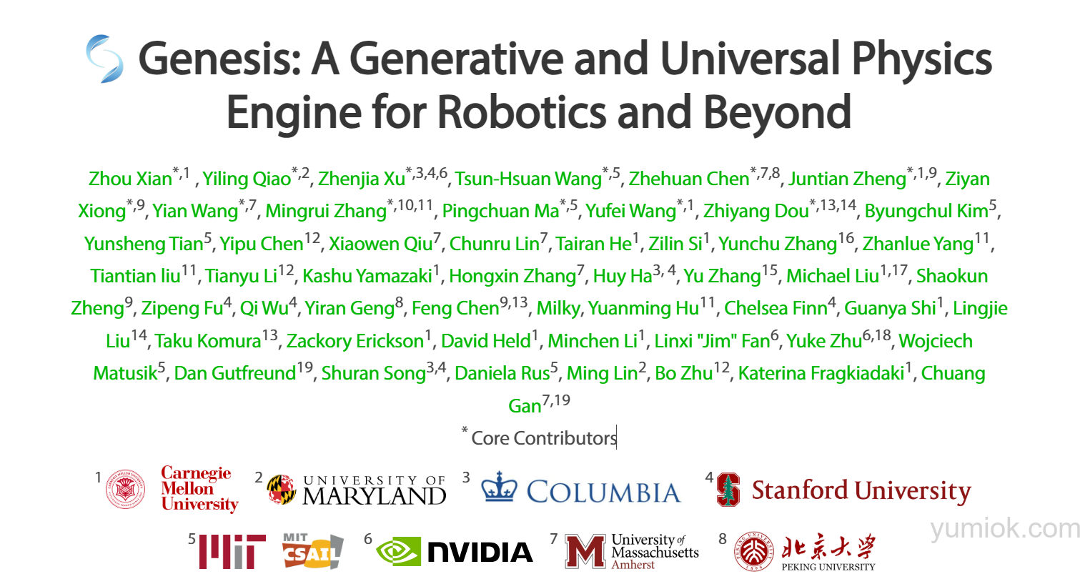 Genesis机器人仿真平台:开启机器人与物理ai的新纪元