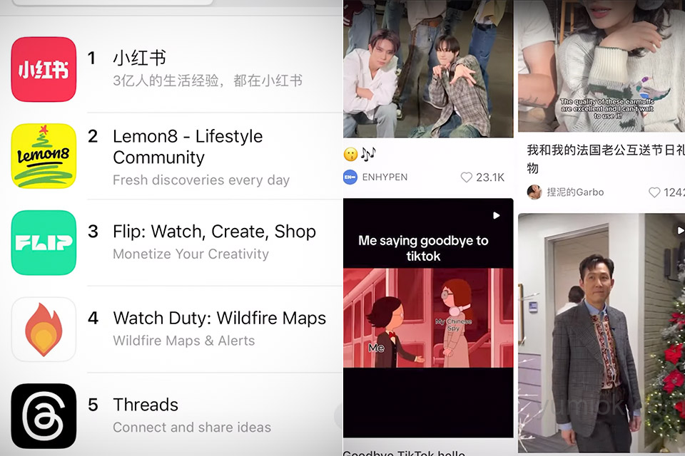 Tiktok难民涌入小红书，中美民众互动新桥梁