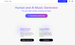 Mubert AI音乐生成工具详细分析，核心功能、应用场景及商业化潜力 附地址