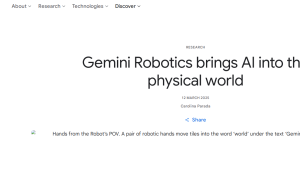 谷歌推出Gemini Robotics，是个啥？对未来影响如何？