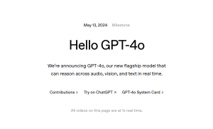 GPT-4o：以图像为语言，开启智能交互新纪元 附地址