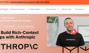 AI教程：Anthropic与DeepLearning.AI合作推出免费课程，助力AI应用开发 附地址