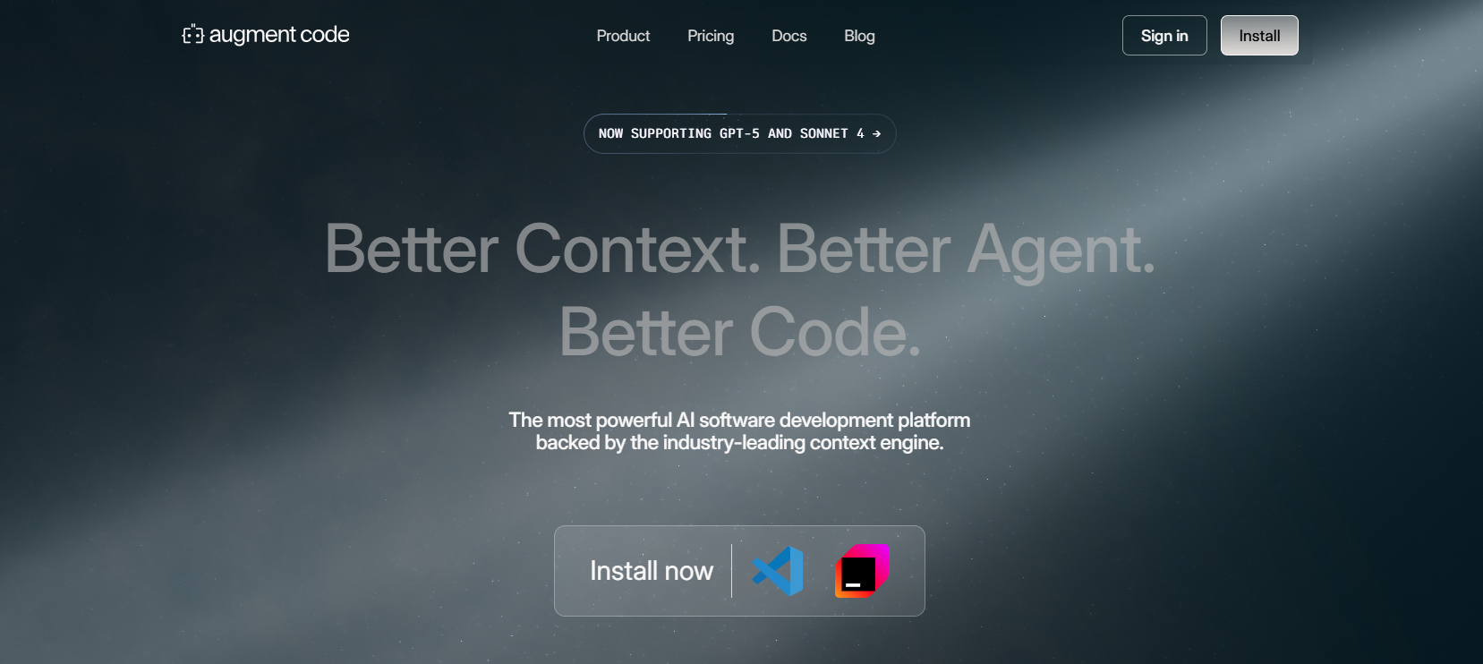 Ai编程工具augment Code支持gpt 5，引入模型选择器功能