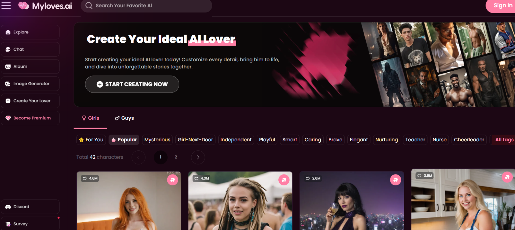 国内外好用的 Ai 陪伴工具推荐：星野、x Eva、candy等，附使用地址