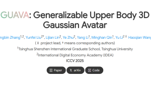 GUAVA：开启单图像3D上半身高斯头像重建新时代