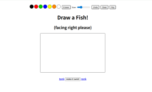 Draw A Fish：随意涂鸦一条小鱼就游起来了，附体验地址