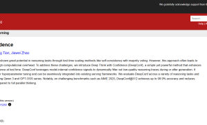 DeepConf：提升大语言模型推理效率与性能的新方法