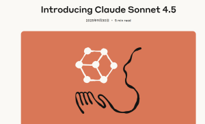Anthropic发布新一代AI模型Claude Sonnet 4.5