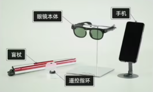 国内首款 AI 助盲眼镜发布，3000 元内实现 300 毫秒路况播报