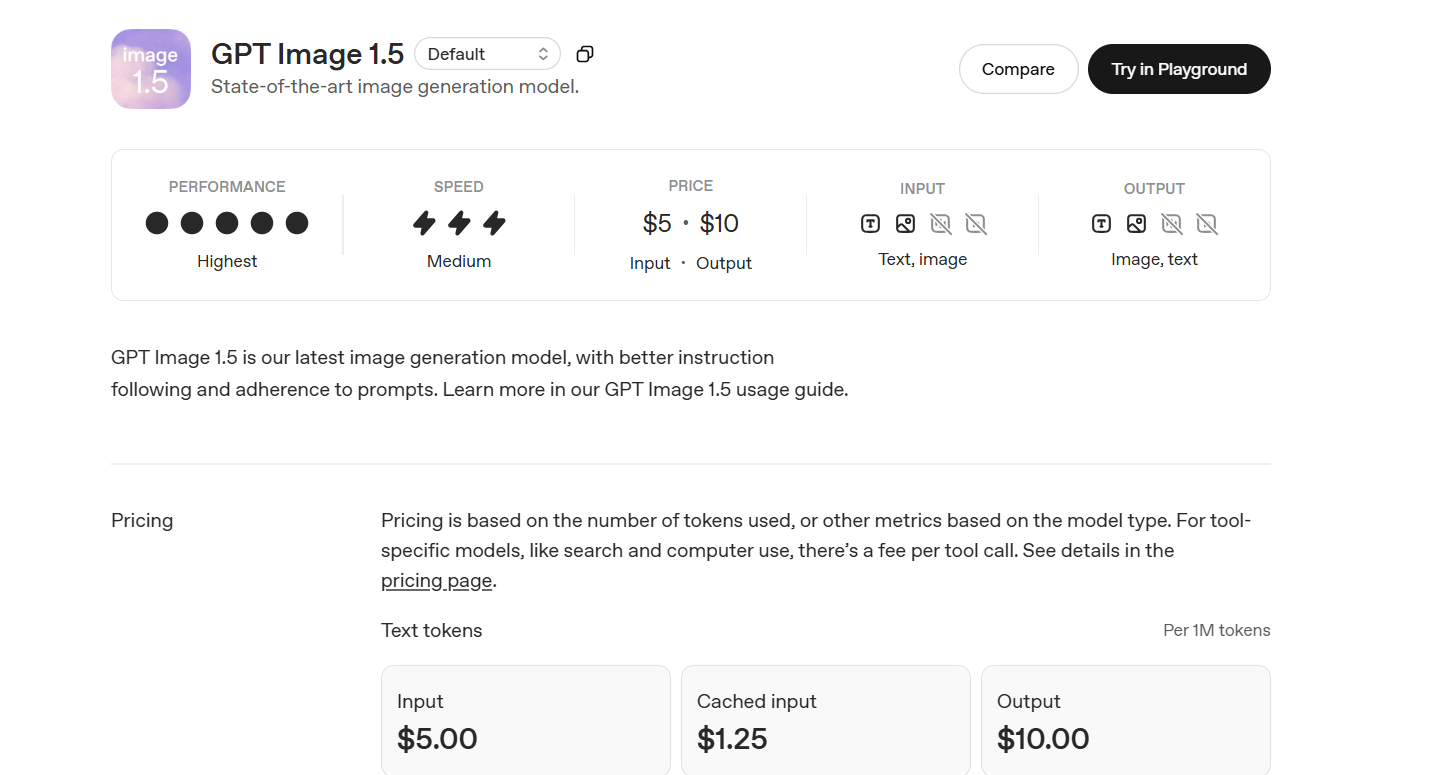 Openai 发布 Gpt Image 1.5，图像生成与编辑能力显著提升