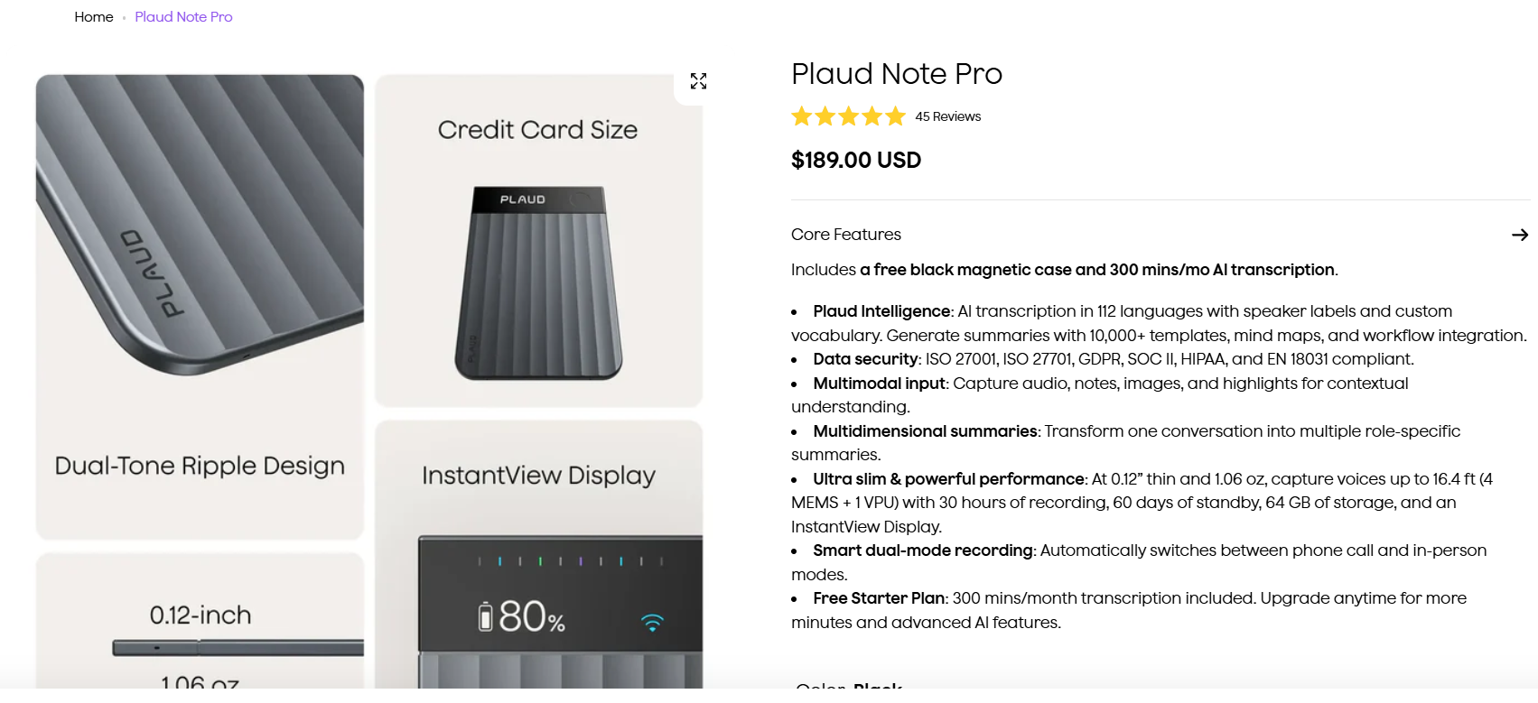Plaud Note Pro：以超薄设计与强大性能重塑会议记录体验，成专业用户首选