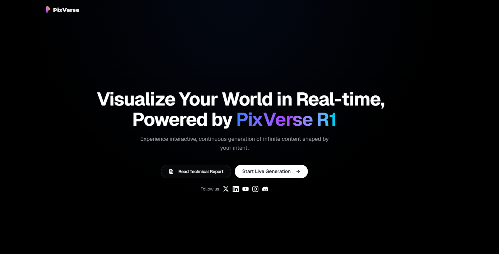 爱诗科技发布全球首个通用实时世界模型 Pixverse R1，开启实时交互新纪元