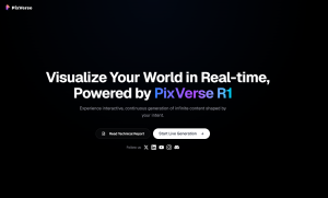 爱诗科技发布全球首个通用实时世界模型 PixVerse R1，开启实时交互新纪元
