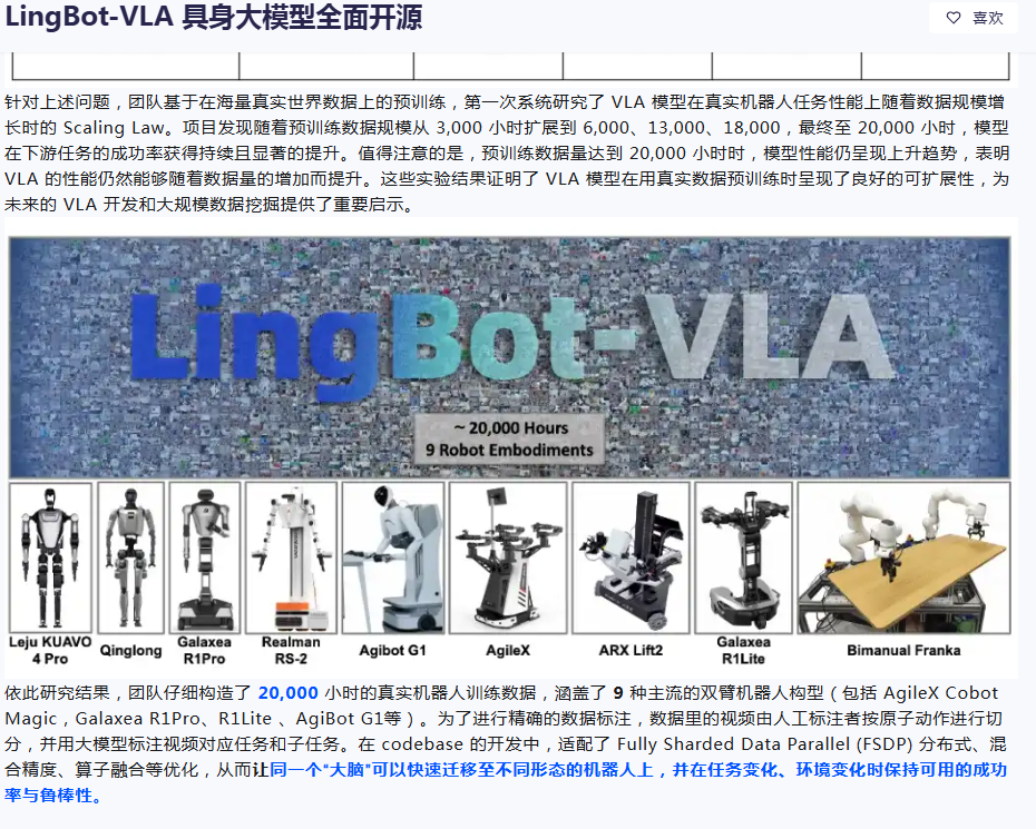 蚂蚁集团开源lingbot Vla:具身智能迎来"一脑多机"新时代