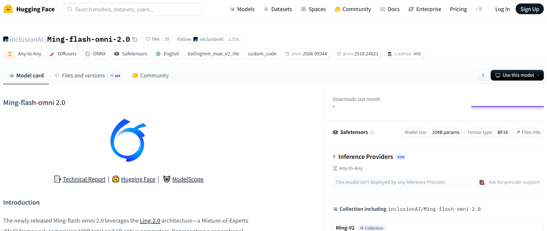 蚂蚁集团开源ming Flash Omni 2.0:国产全模态大模型首次超越gemini 2.5 Pro,树立开源新标杆