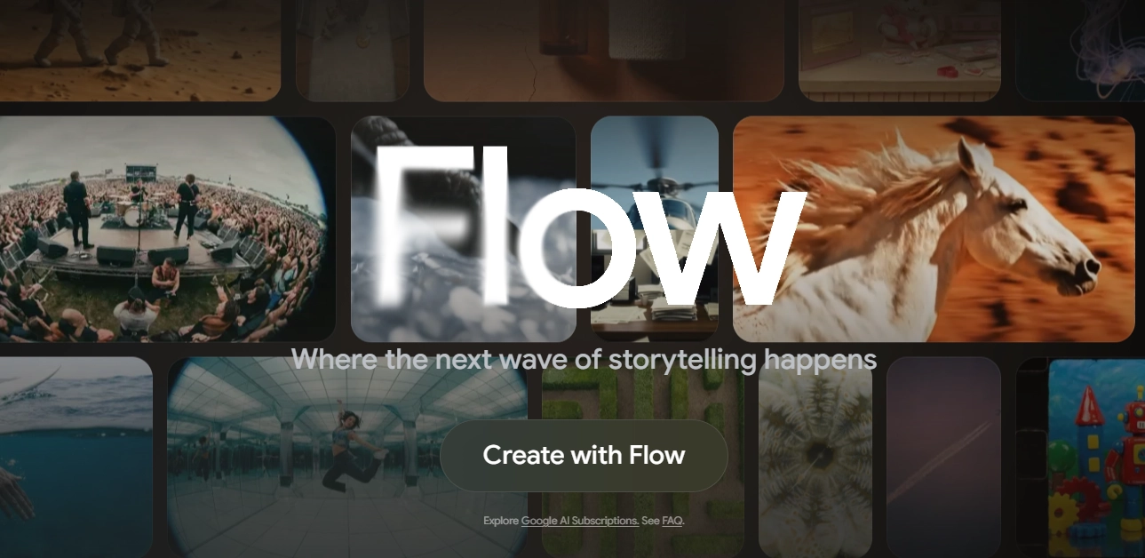 谷歌Flow AI工具重磅升级:一站式打通视频、绘画与特效全链路 - 玉米小站
