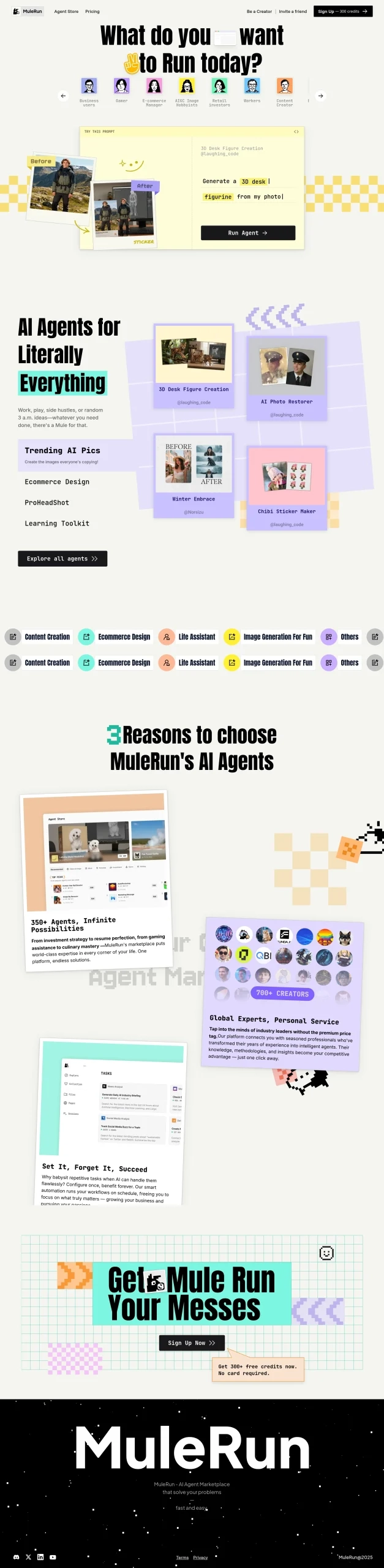 MuleRun 骡子 AI 平台