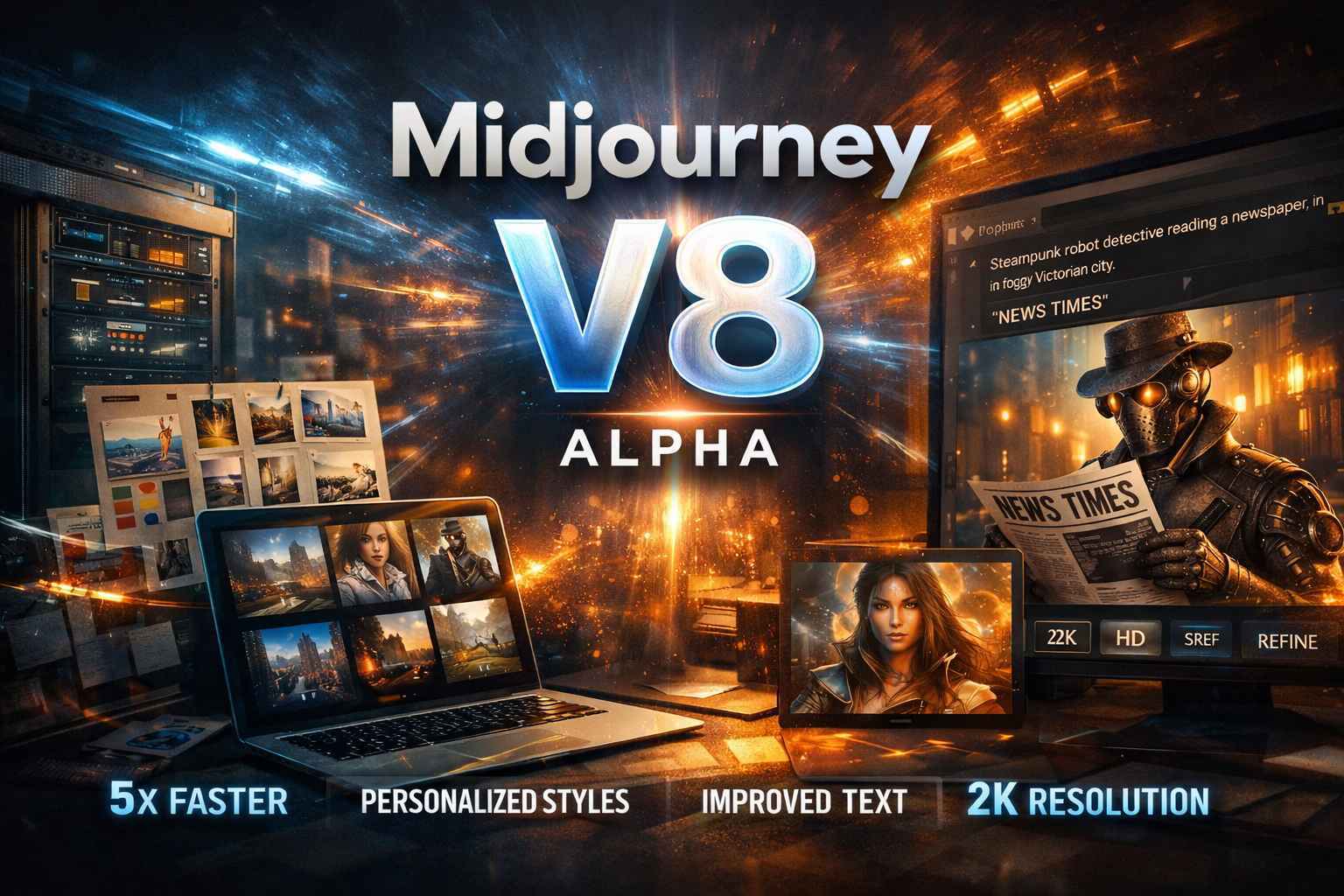 Midjourney V8 Alpha 测试