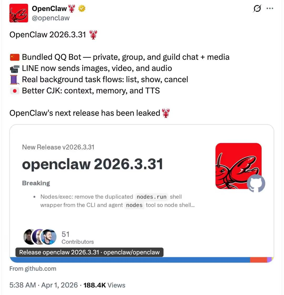 OpenClaw 技术架构图