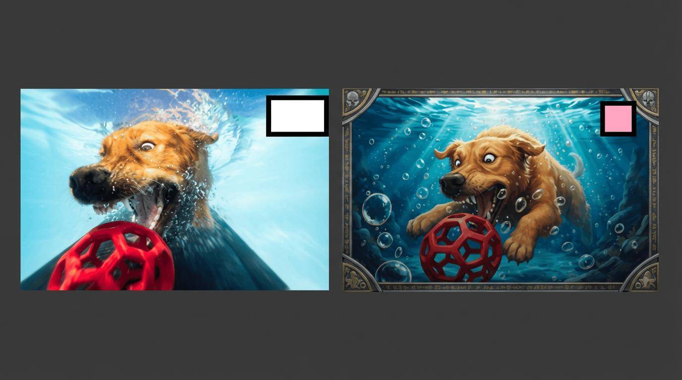 原图与AI二创漫画对比