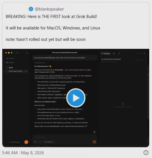 Grok Build xAI desktop coding agent