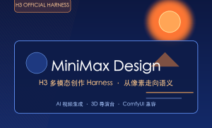 MiniMax发布Design：H3模型首个官方Harness，AI创作从像素走向语义